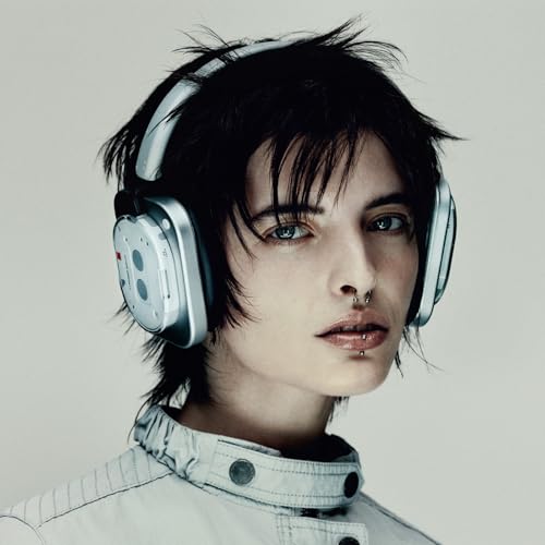 Nothing Headphone (1) Hybrid Active Noise Cancelling Headphones, Wireless Over Ear Headphones with 6 MICS, Personalized Spatial Audio, Tuning by KEF, Up to 80 Hours Playtime, Bluetooth Headset White