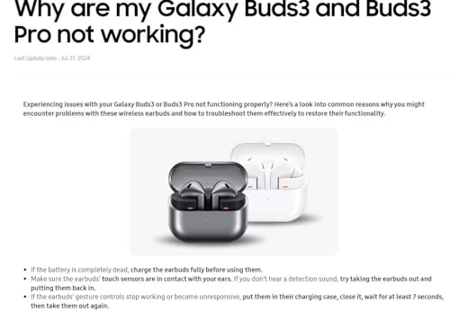 Samsung Galaxy Buds3 Pro – Wireless Noise Cancelling Earbuds
