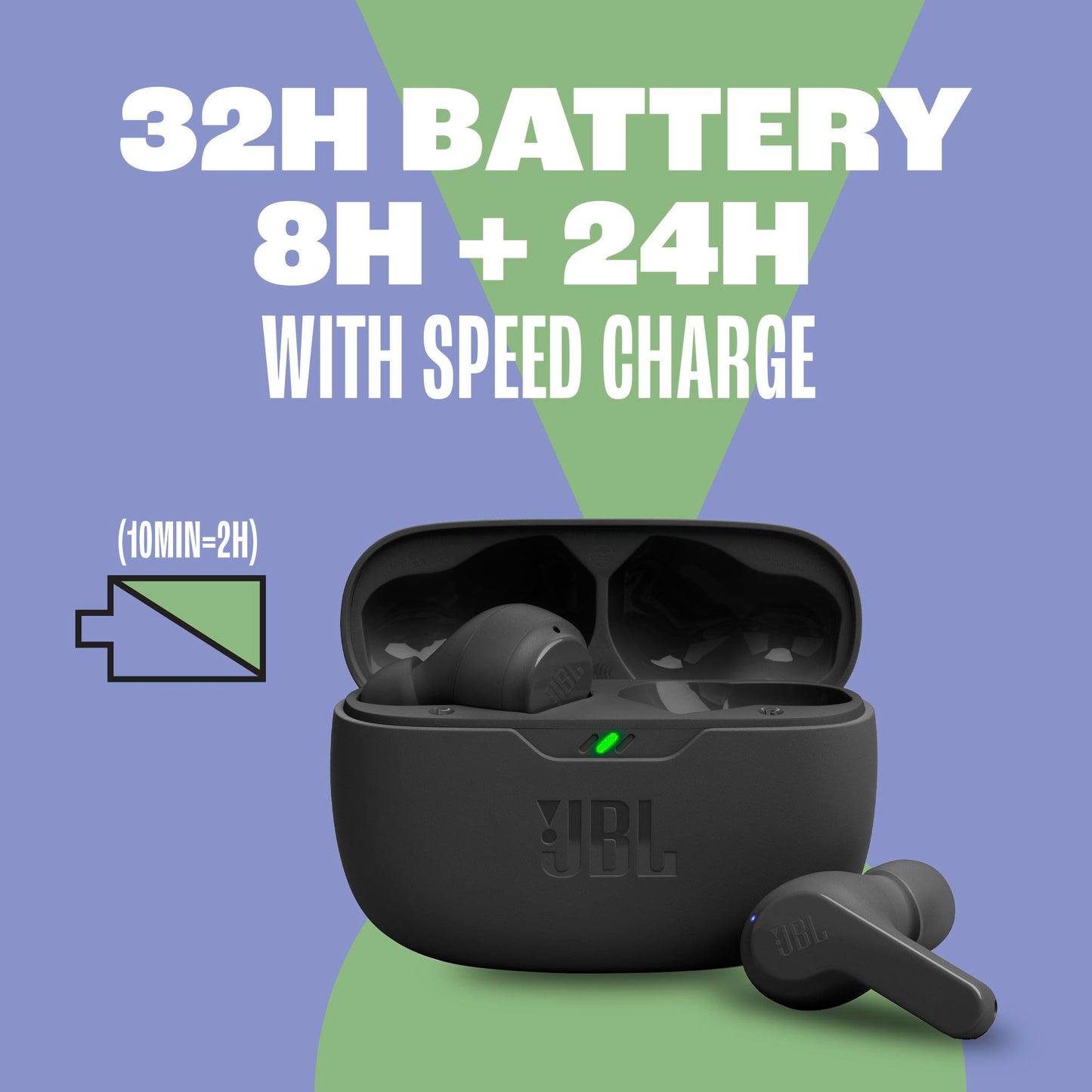 JBL Vibe Beam – True Wireless Bluetooth Earbuds with Deep Bass & Clear Calls