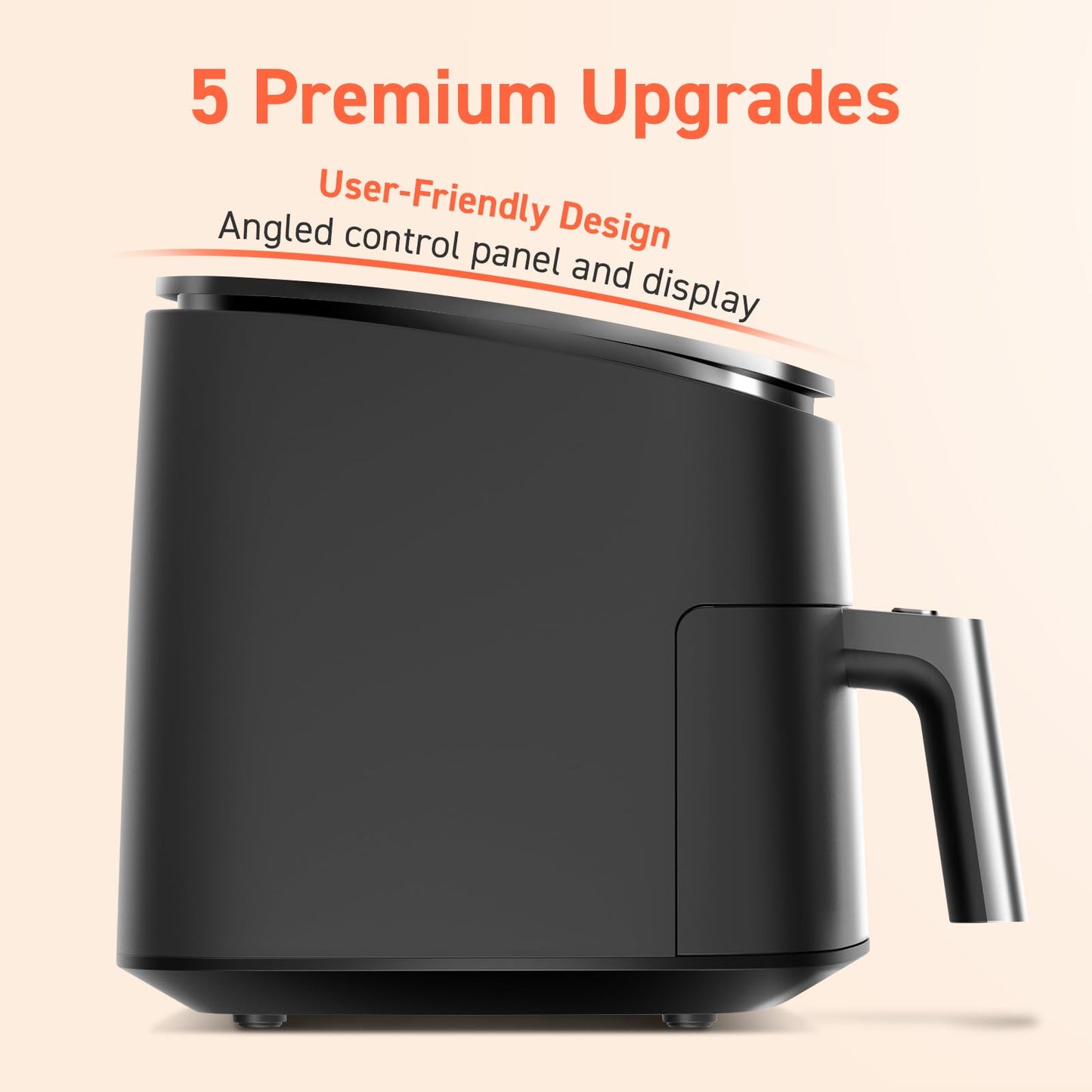 COSORI Air Fryer 9-in-1, Compact & Large 6-Qt, Premium Ceramic Coating, 90ā450°F Precise Heat for Even Results, Up to 95% Less Oil*, Roast, Bake, Dry, Reheat, Frozen, Broil, Proof, 120V, TurboBlaze