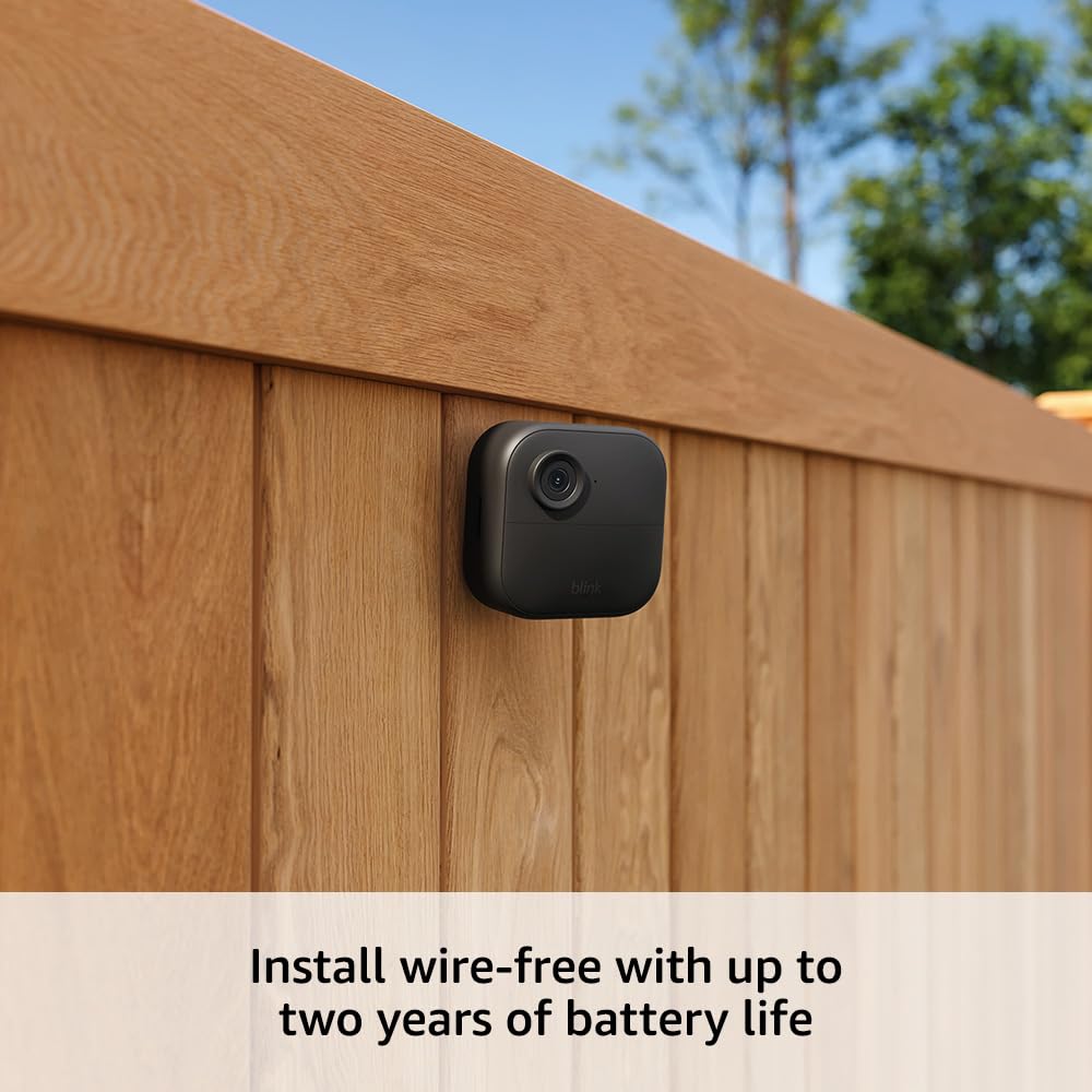 Blink Outdoor 4 (4th Gen) – 3-Camera Wireless Security System with Motion Detection & 2-Year Battery Life