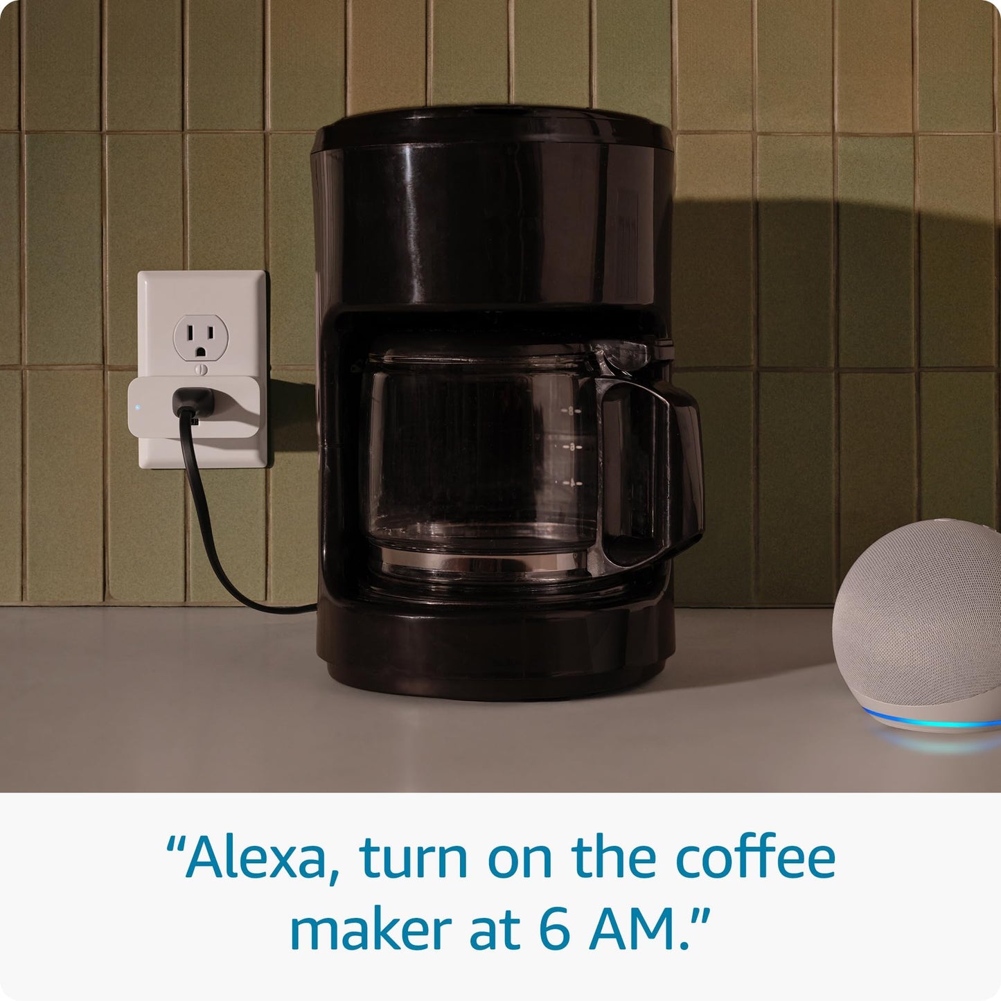 Amazon Smart Plug – Control Your Devices with Alexa | Easy Setup, Compact Design
