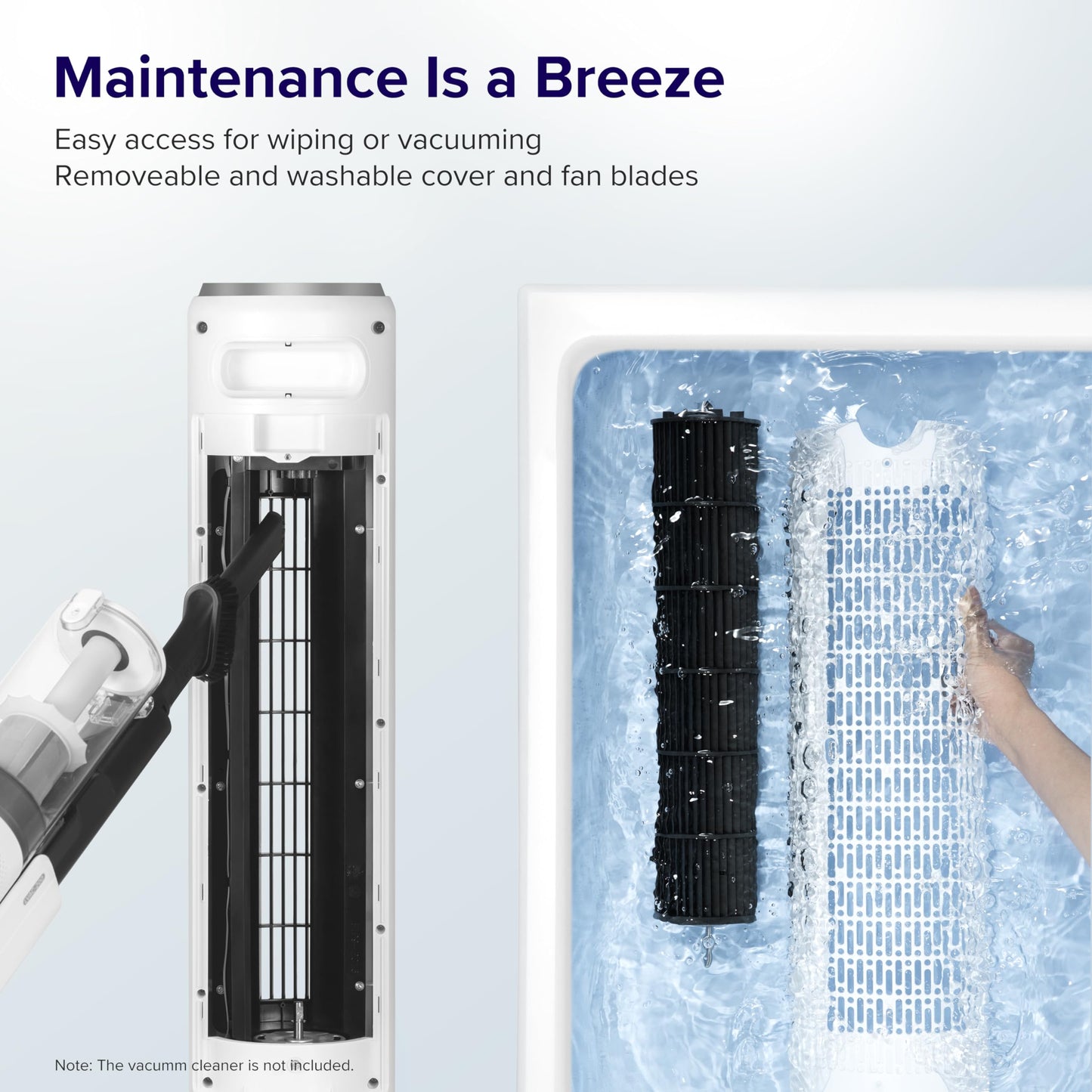 LEVOIT Velocity U6 Bladeless Oscillating Tower Fan