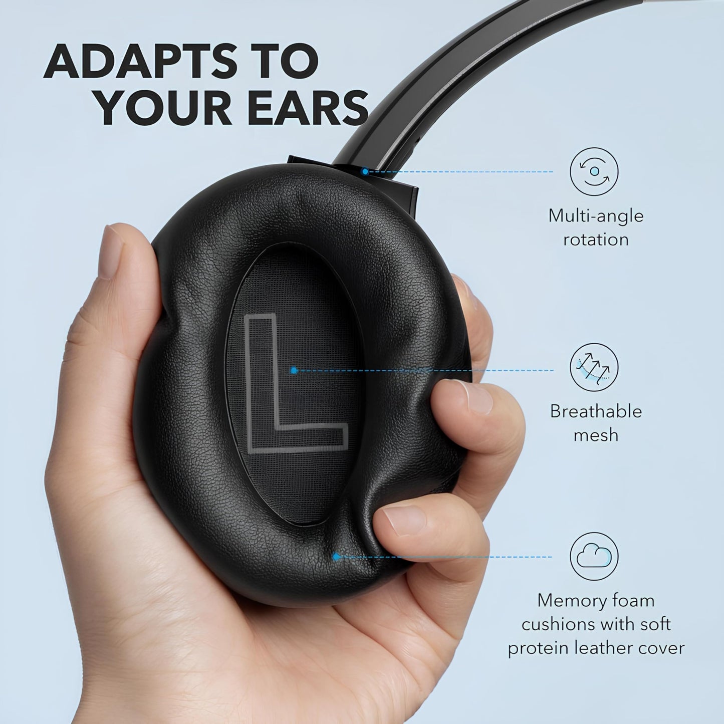 Soundcore Space One – Wireless ANC Bluetooth Headphones